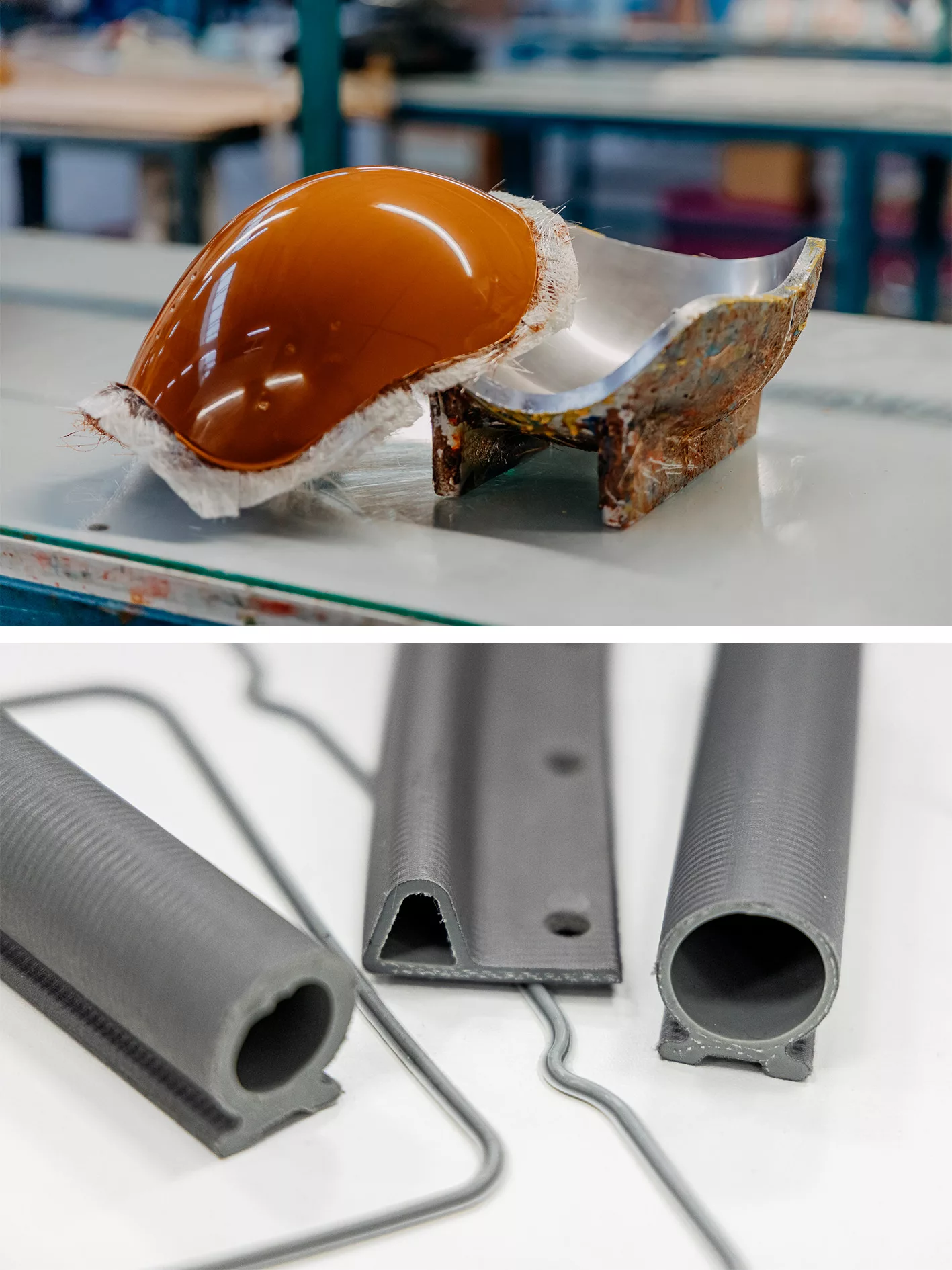 Le groupe Fauchille propose la conception de joints et casque en gel coat